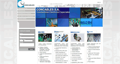 Desktop Screenshot of concables.cl